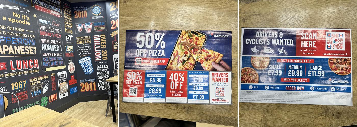 Domino's Pizza - Clevedon Menu