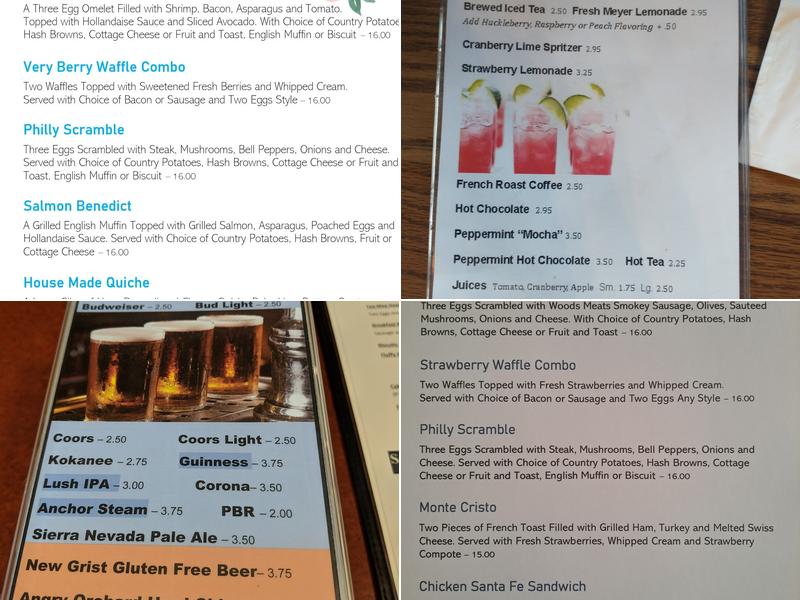 Cafe 95 Menu