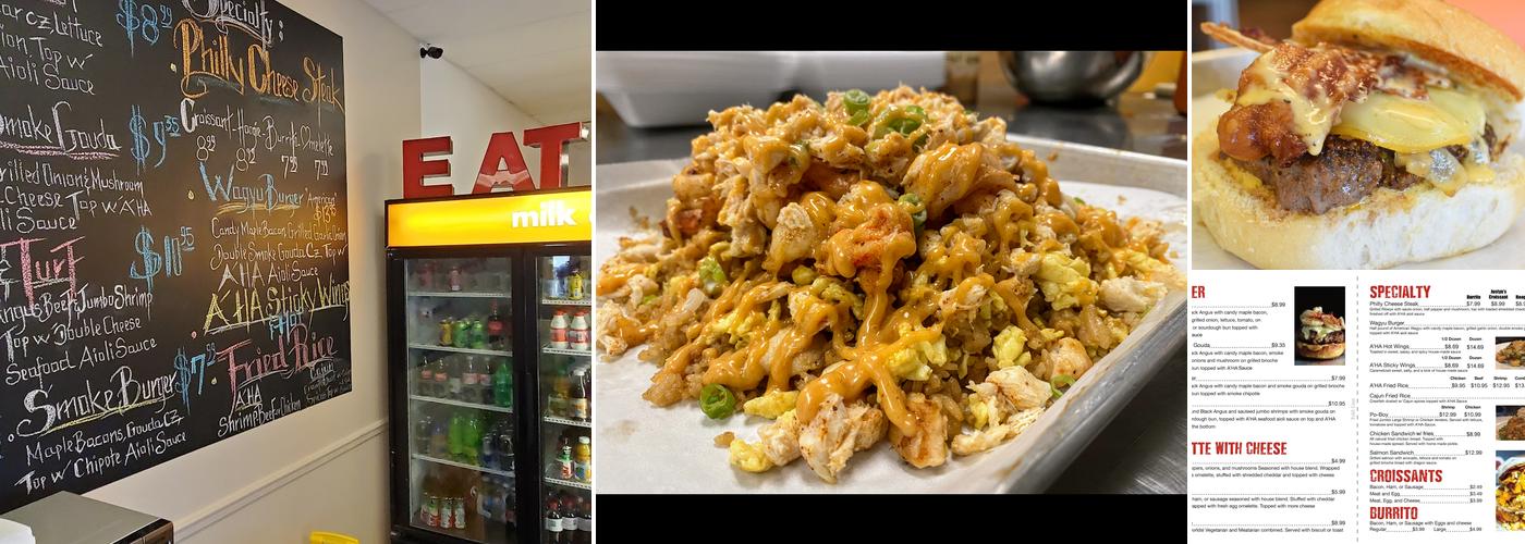 A’ha Donuts & More Menu