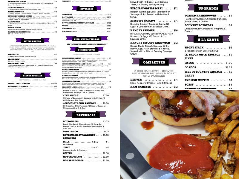 Hangry Solution Menu