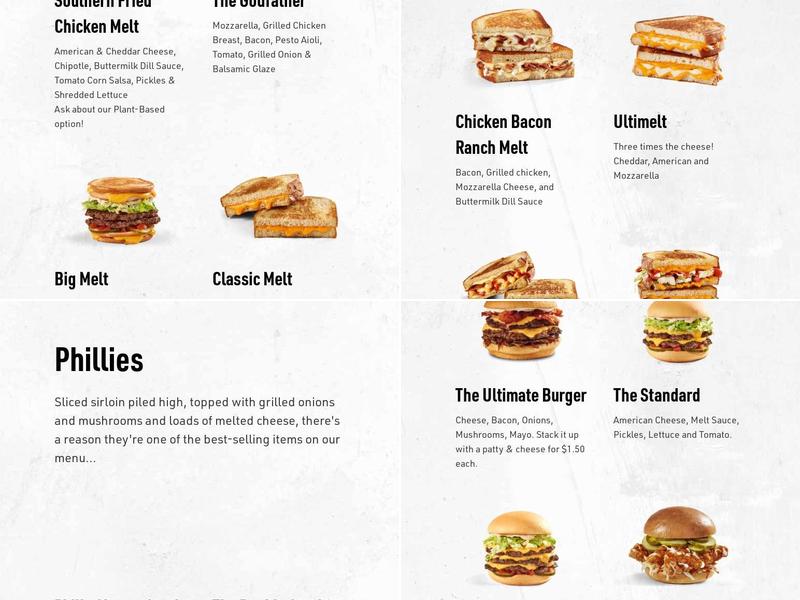 Meltwich Food Co. Menu