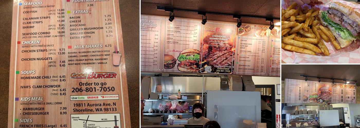 Good Burger Menu