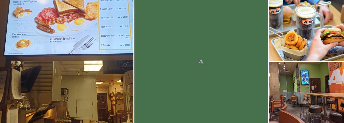 A&W Canada Menu