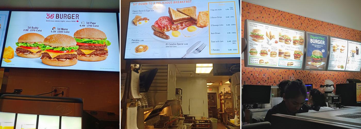 A&W Canada Menu