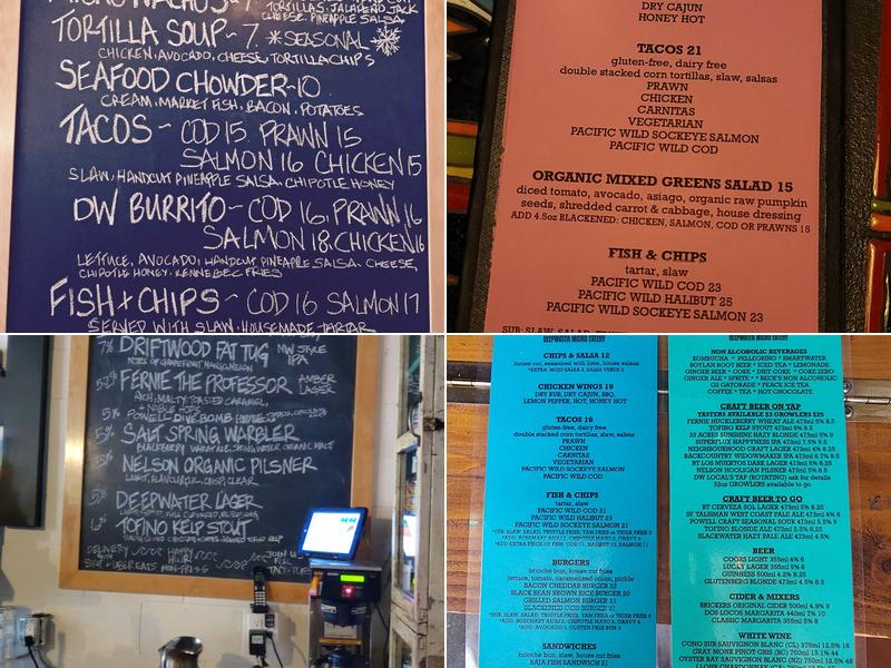Deepwater Micro Eatery Menu