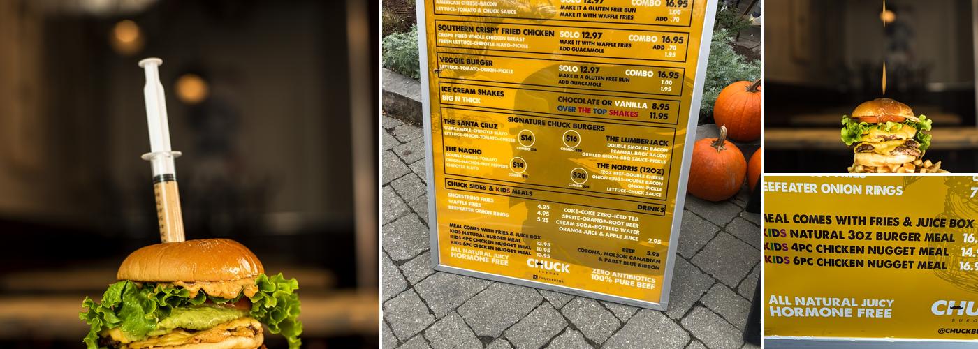 CHUCK BURGER Menu