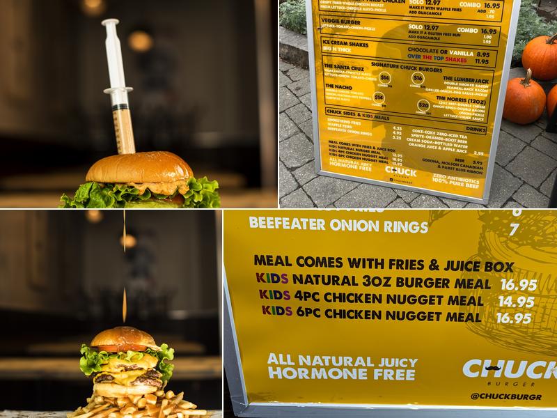 CHUCK BURGER Menu