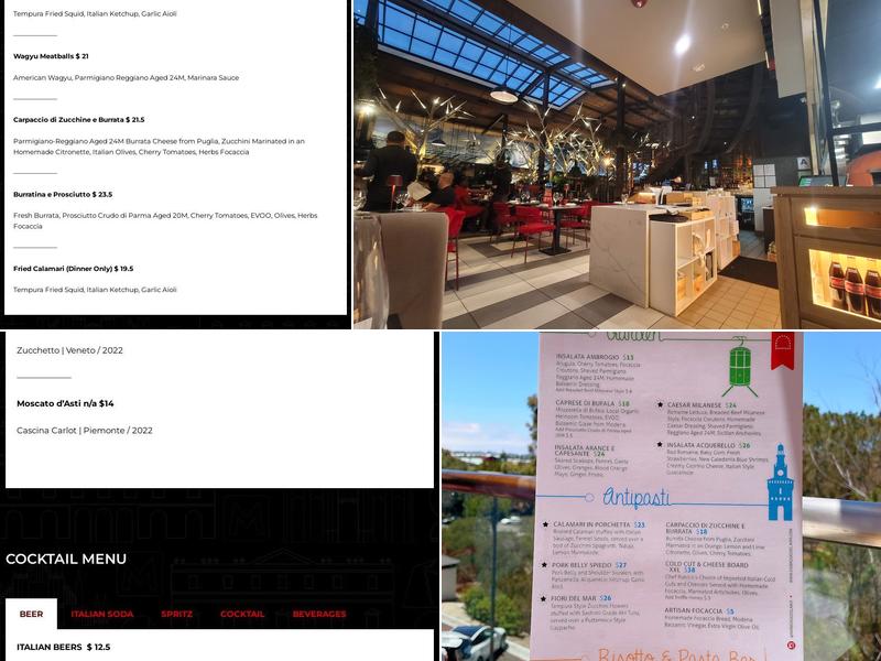 Ambrogio15 Del Mar Menu