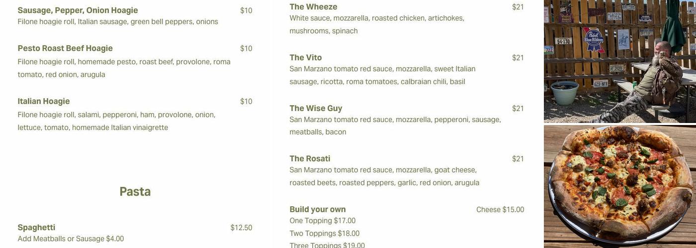 Zuccaro's Kitchen Menu