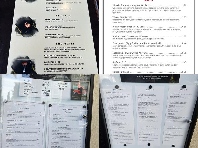 Riva Menu
