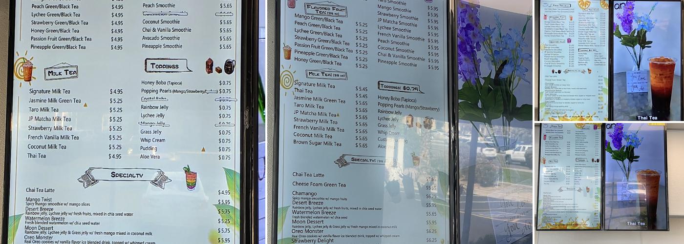 Bobazing Menu