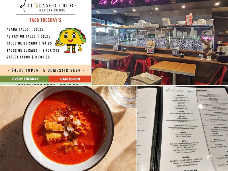 El Chilango Chido Menu