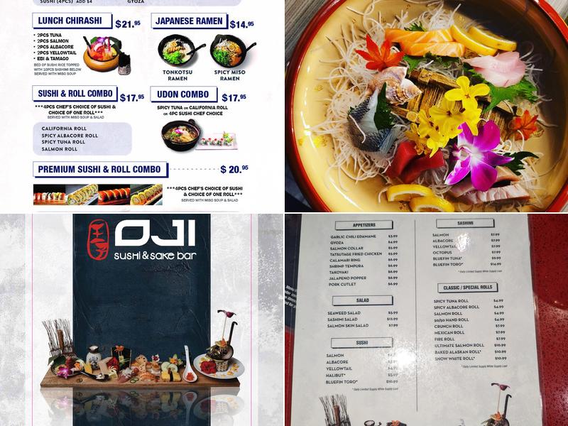 Oji Sushi & Bar Menu