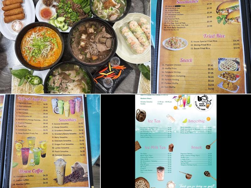 Boba House express Menu