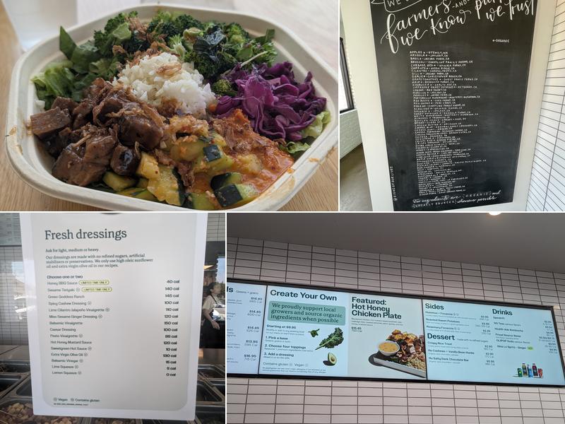 sweetgreen Menu