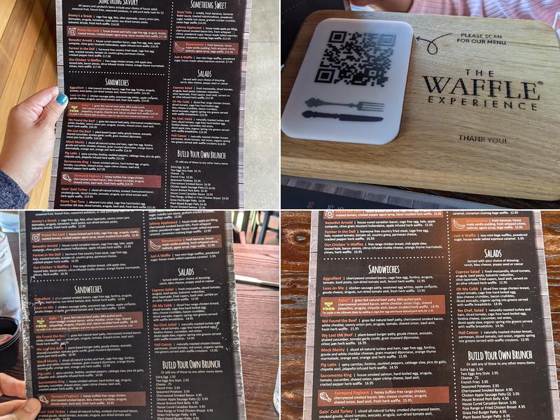 (formerly) The Waffle Experience - Thousand Oaks Menu