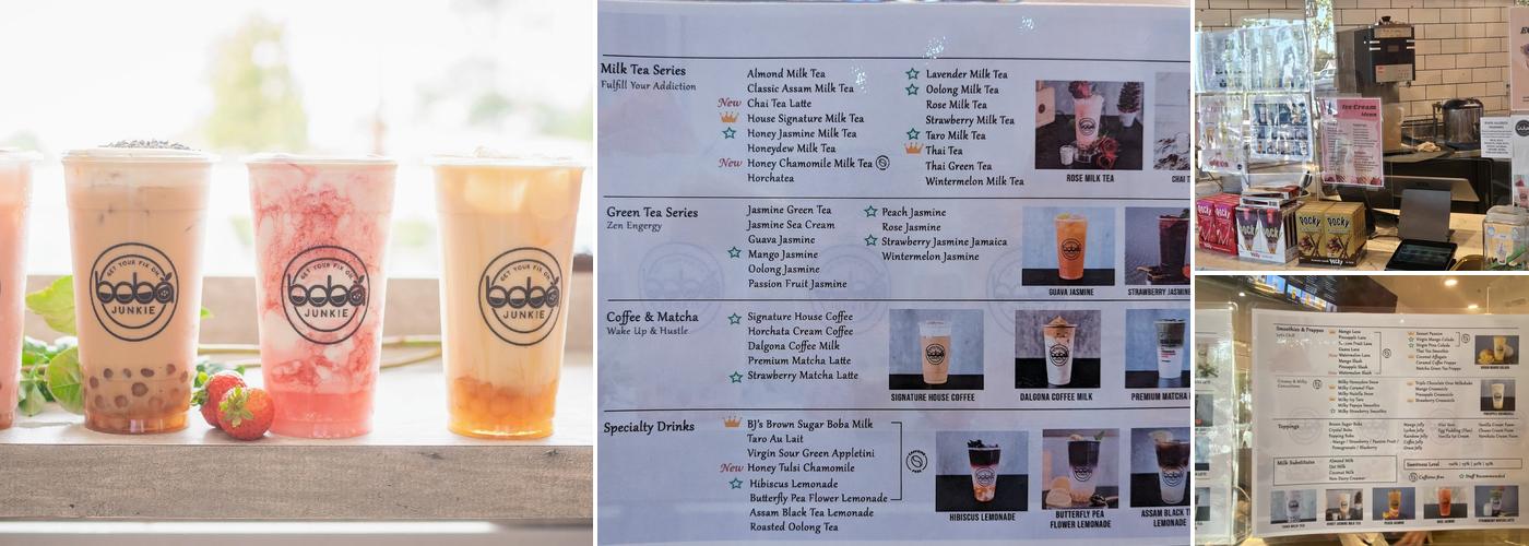 Boba Junkie Fountain Valley Menu
