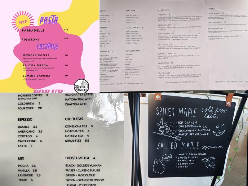 Work In Progress Menu