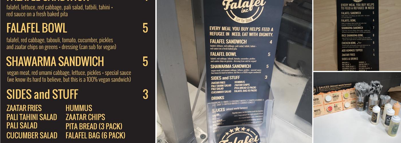 Falafel Inc Menu