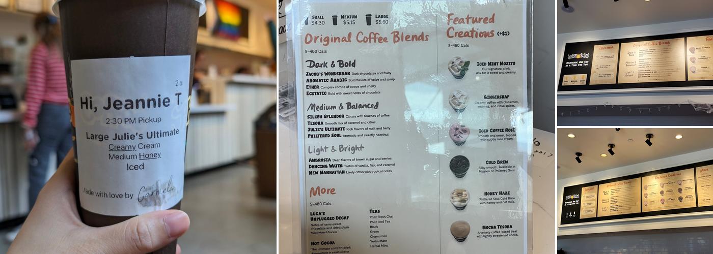 Philz Coffee Menu