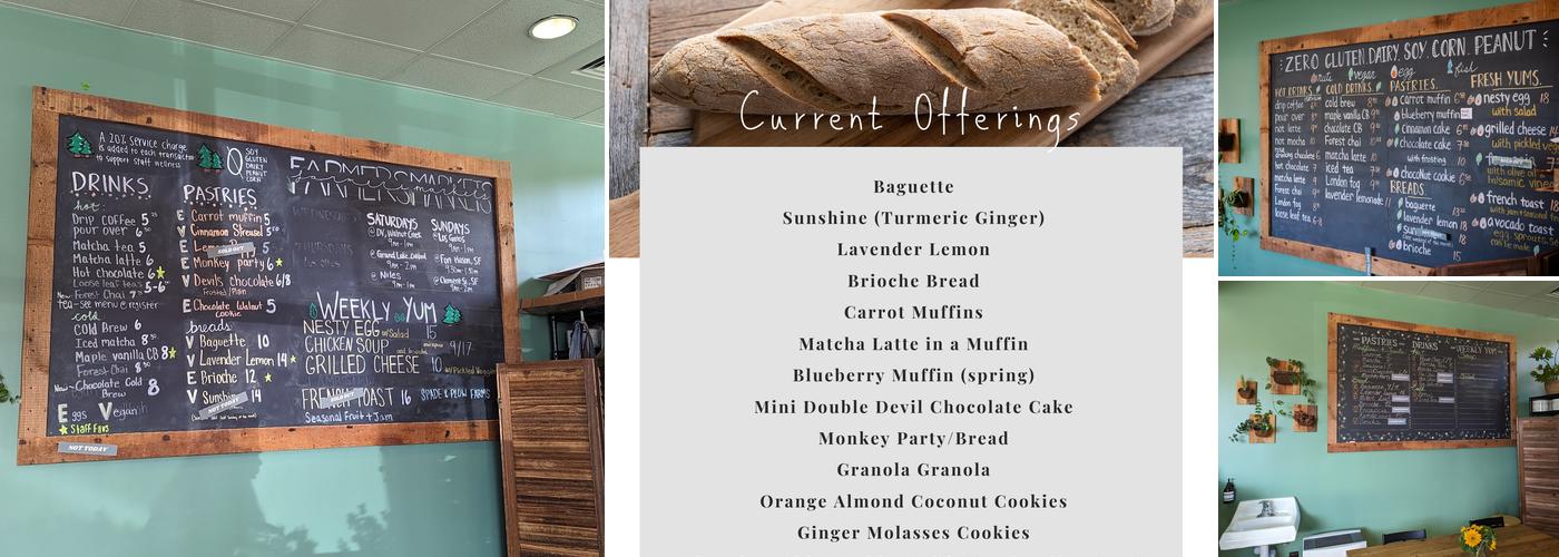 Forest & Flour Menu