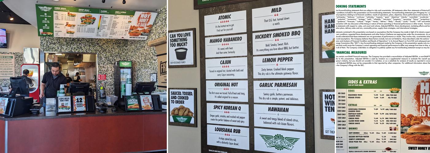 Wingstop Menu