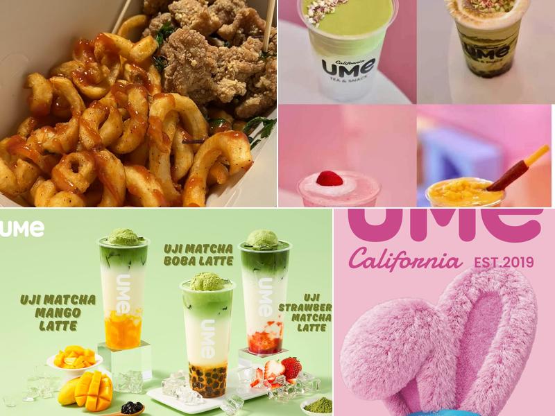 Ume Tea Menu
