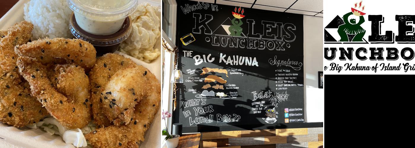 Kaleiʻs Lunchbox - Pukalani Menu