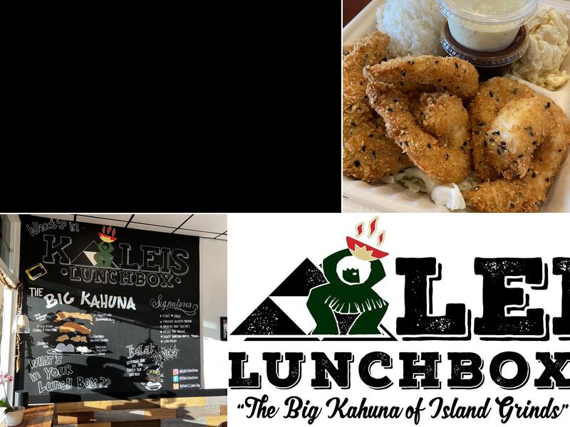Kaleiʻs Lunchbox - Pukalani Menu