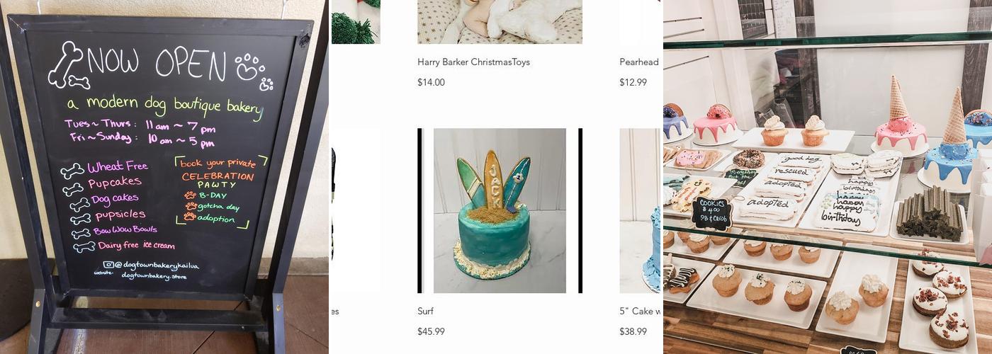 Dogtown Bakery Menu