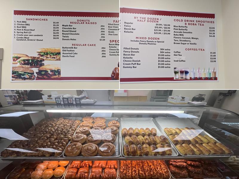 Ath Donuts Menu