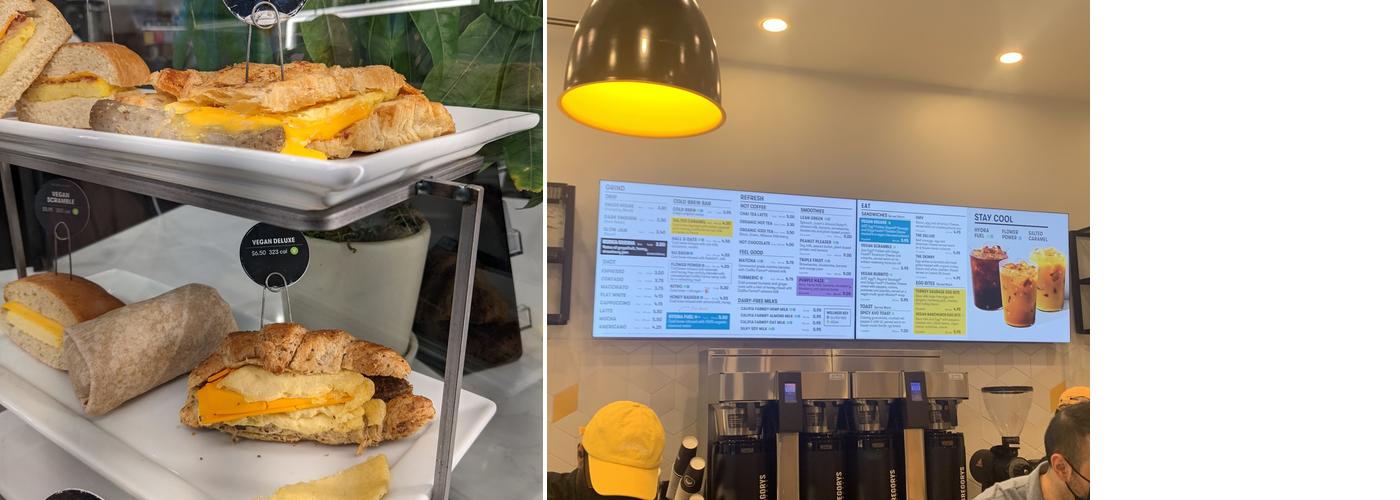 Gregorys Coffee Menu