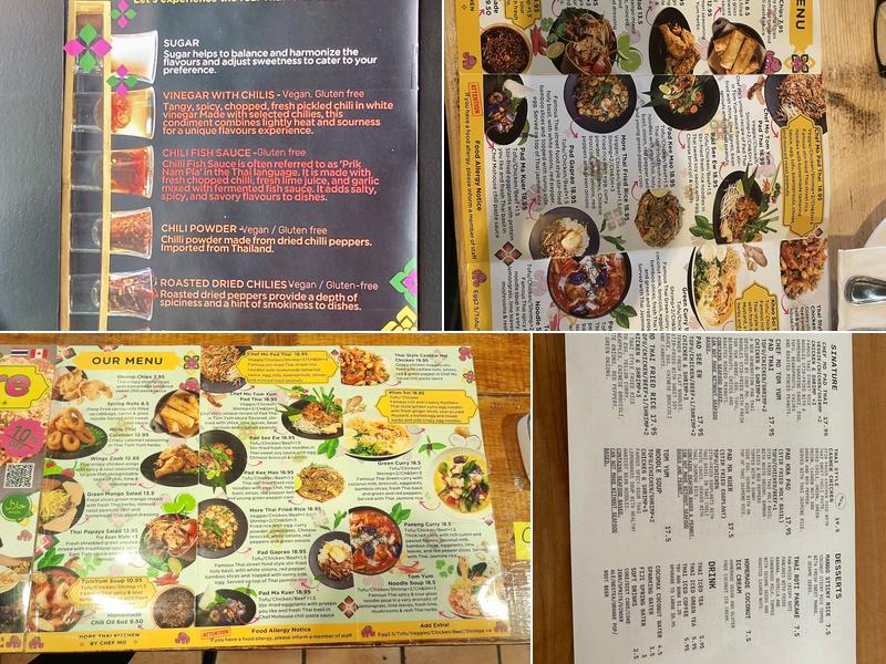 More Thai kitchen Menu