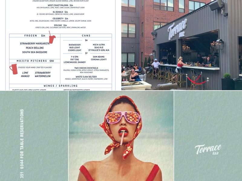 Terrace Bar Menu