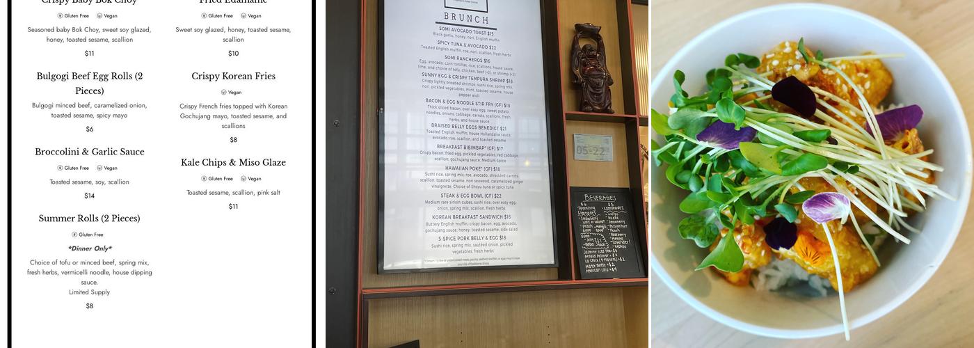 Somi Restaurant Menu