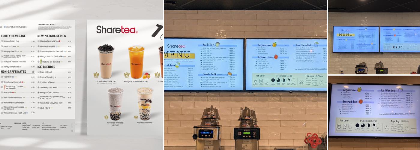 Sharetea Menu