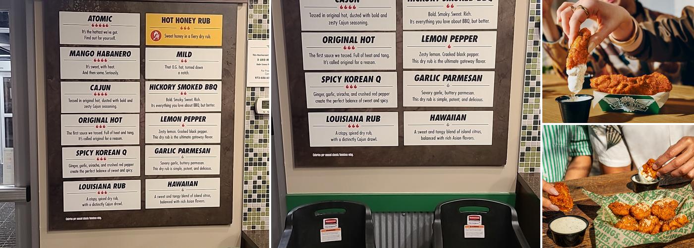 Wingstop Menu