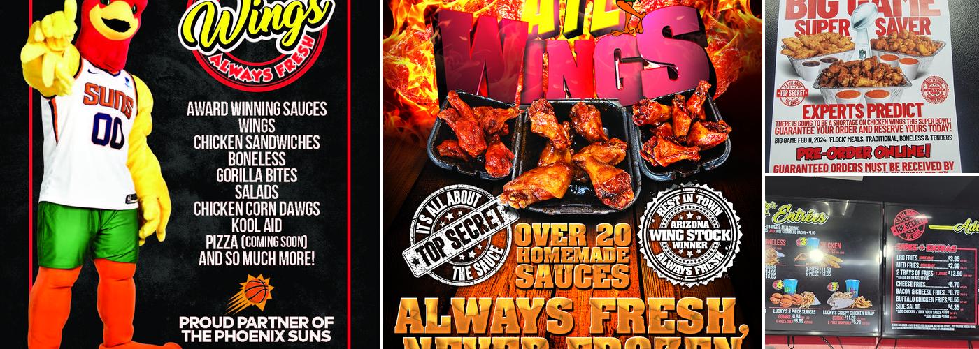 ATL Wings Menu