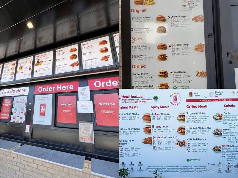 Chick-fil-A Menu