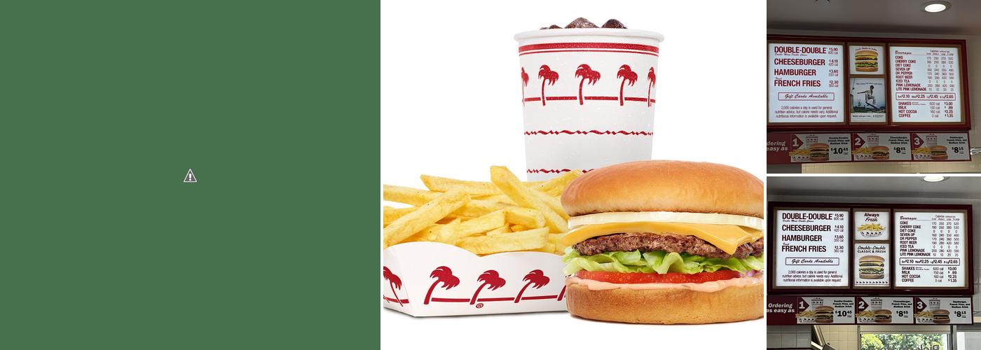In-N-Out Burger Menu