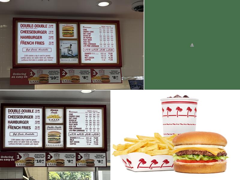 In-N-Out Burger Menu