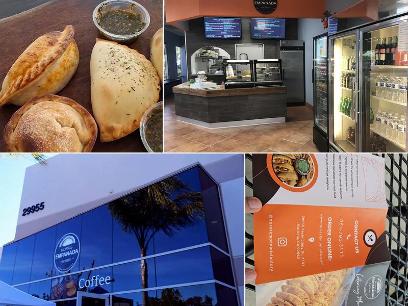 Nora's Empanada Factory Menu