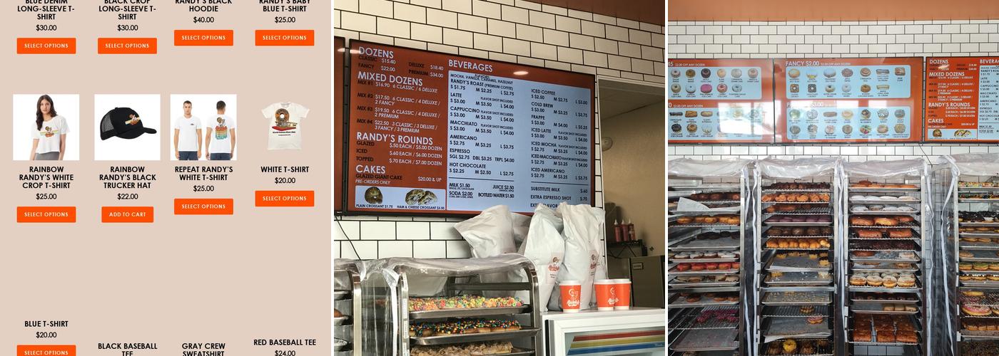 Randy's Donuts Menu