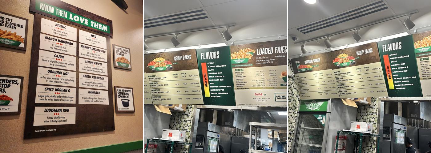 Wingstop Menu