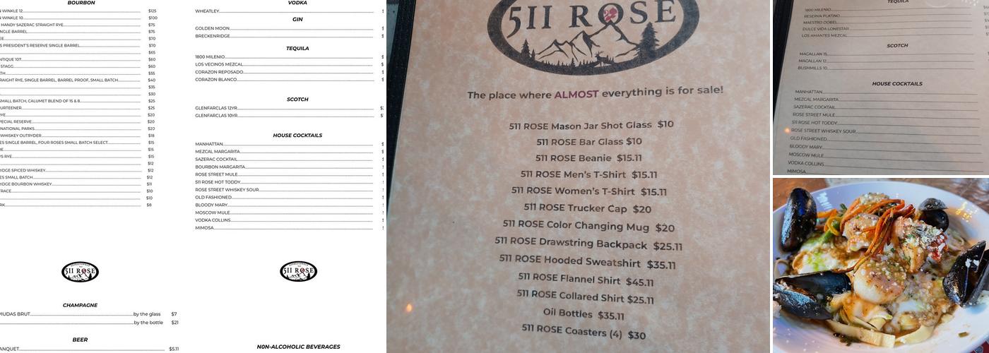 511 ROSE Menu