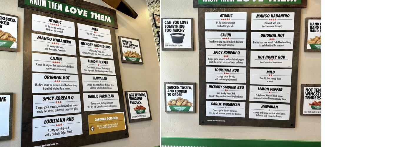 Wingstop Menu