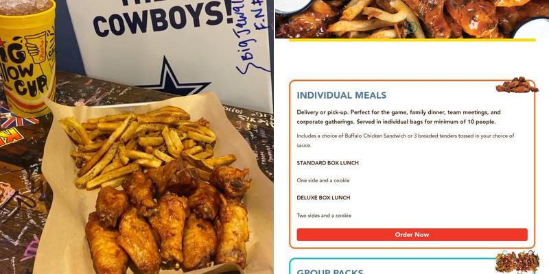 Wing Boss Menu