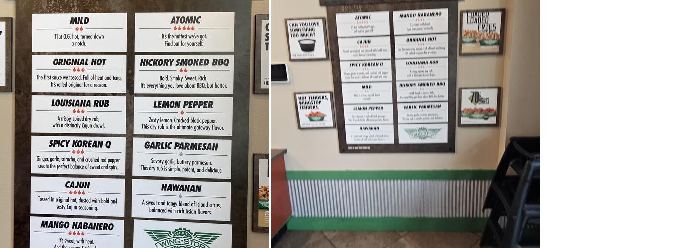 Wingstop Menu