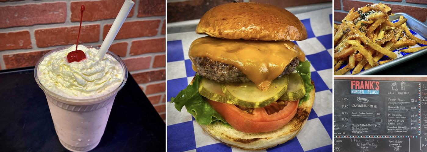 Frank's Burgers Menu