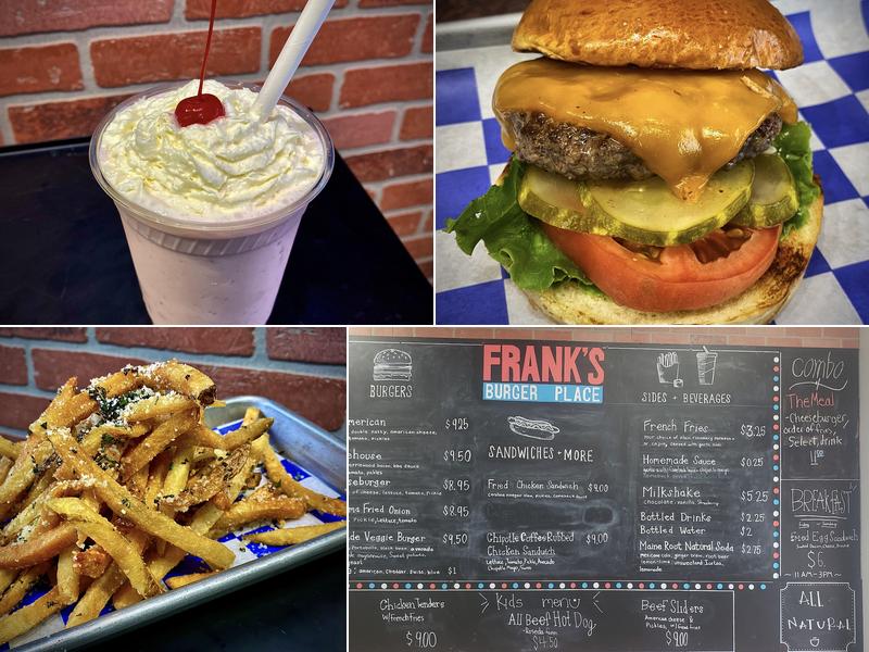 Frank's Burgers Menu